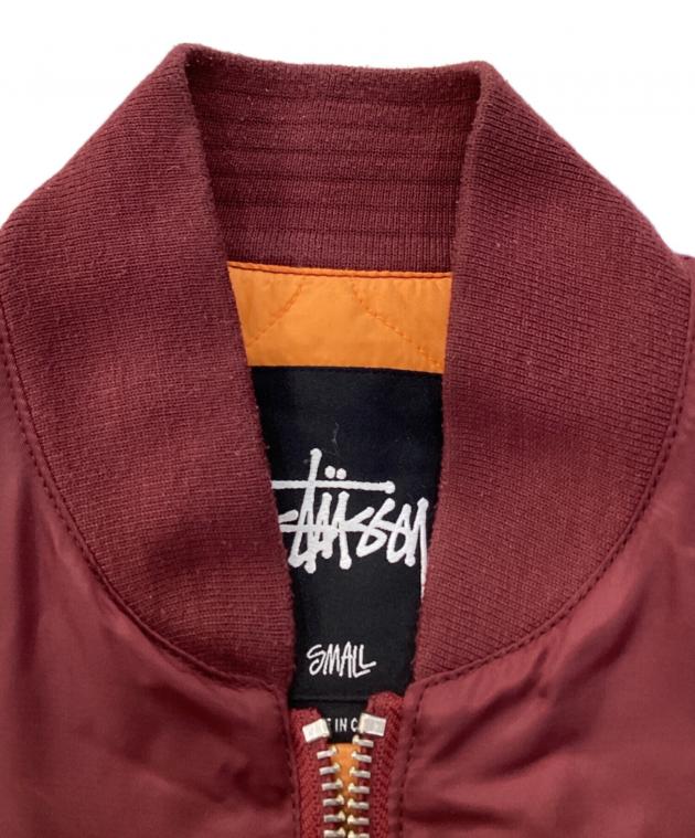 中古・古着通販】stussy (ステューシー) ワッペンMA-1ジャケット