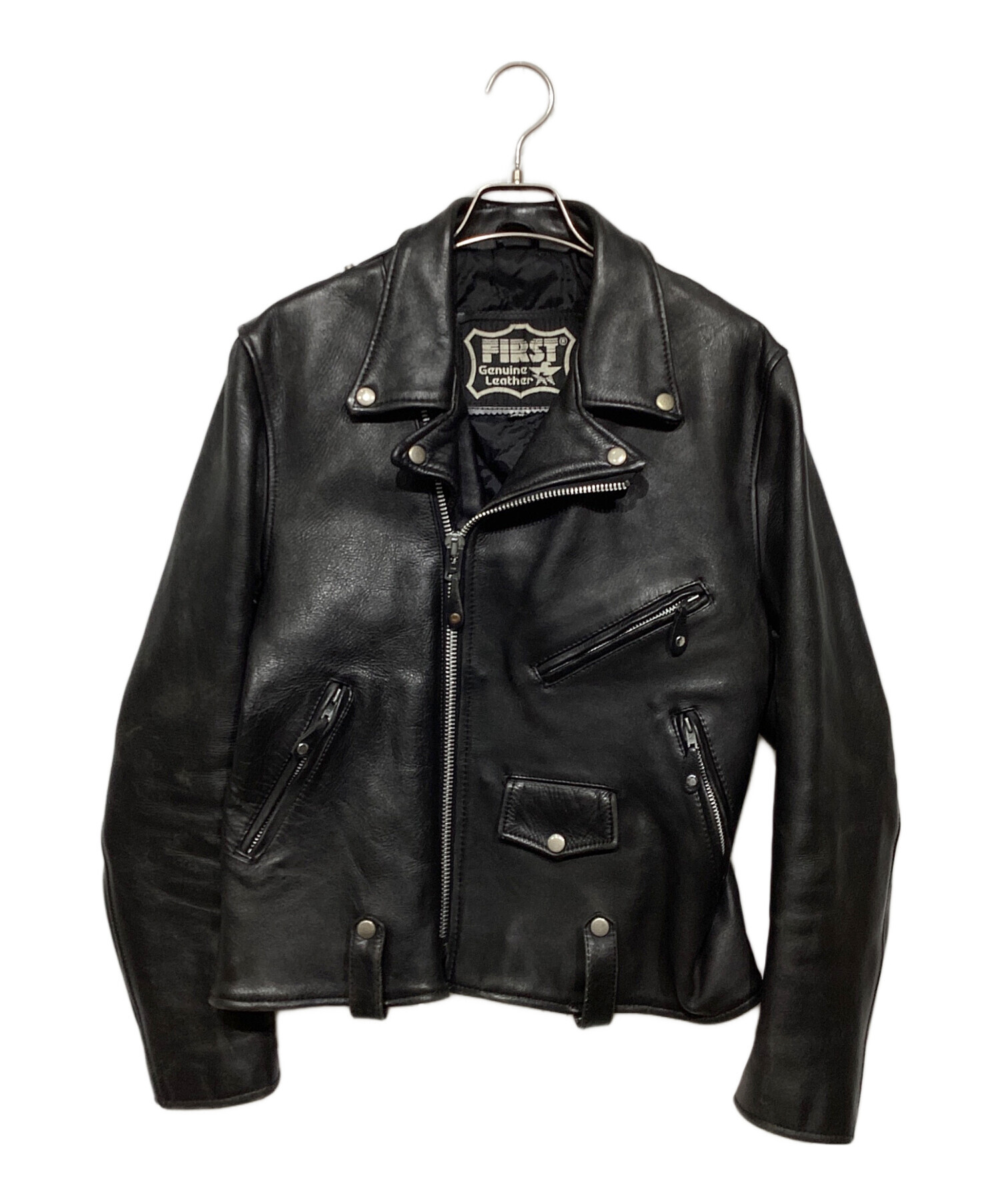 中古・古着通販】FIRST (ファースト) ライダースジャケット ブラック