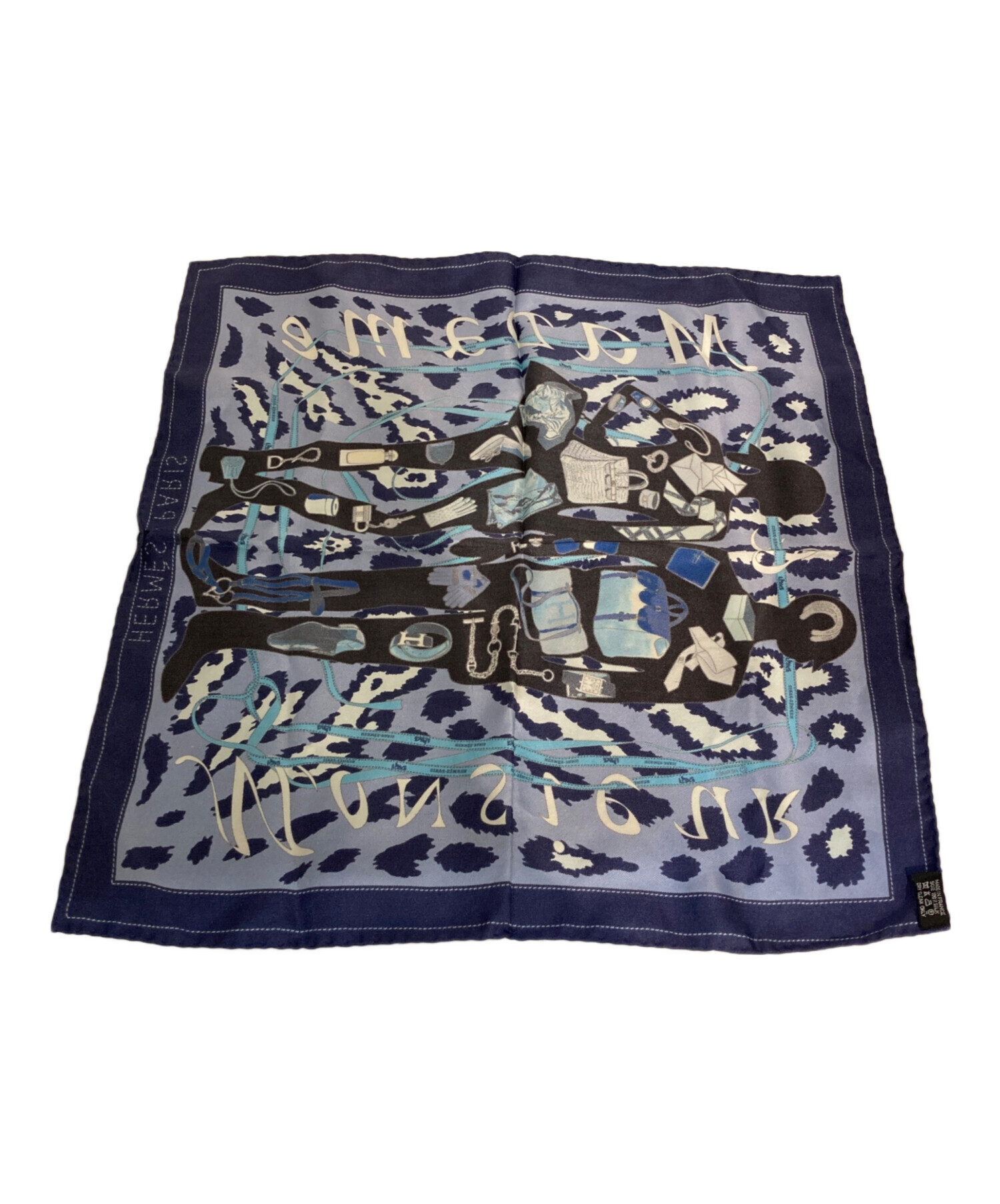 中古・古着通販】HERMES (エルメス) ムッシュ＆マダムカ柄/プチカレ40