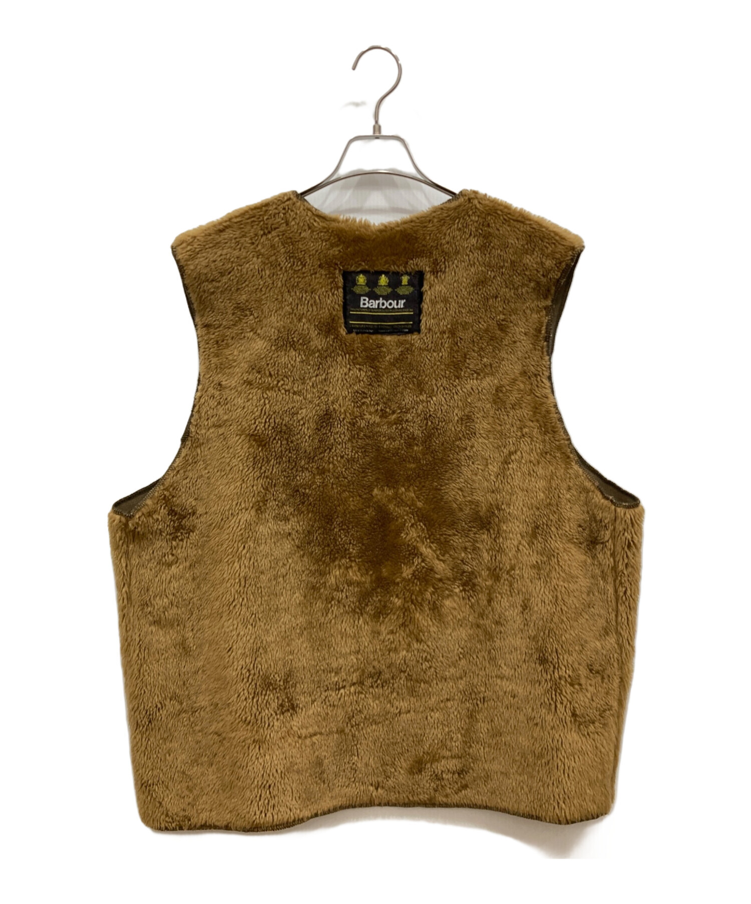 中古・古着通販】Barbour (バブアー) ファーベスト ブラウン サイズ