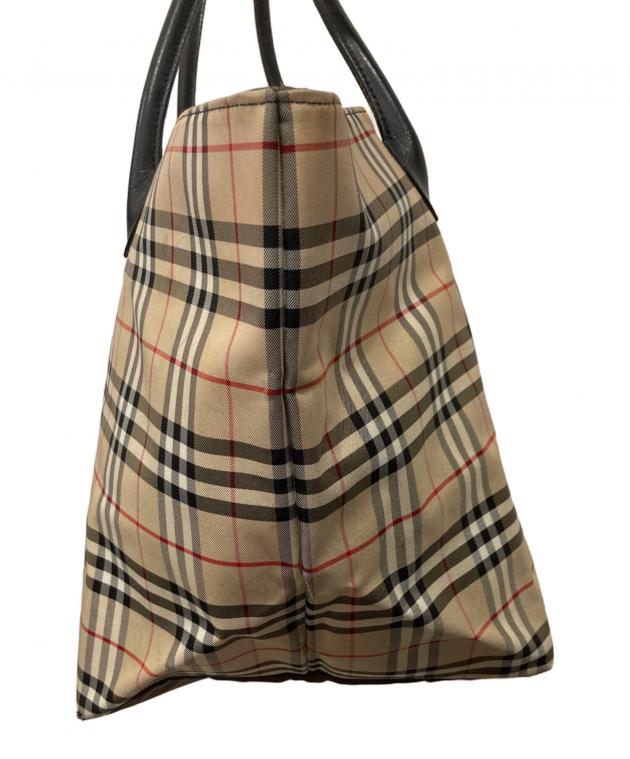 BURBERRY BURBERRY バーバリーブルーレーベル ノバチェックトート