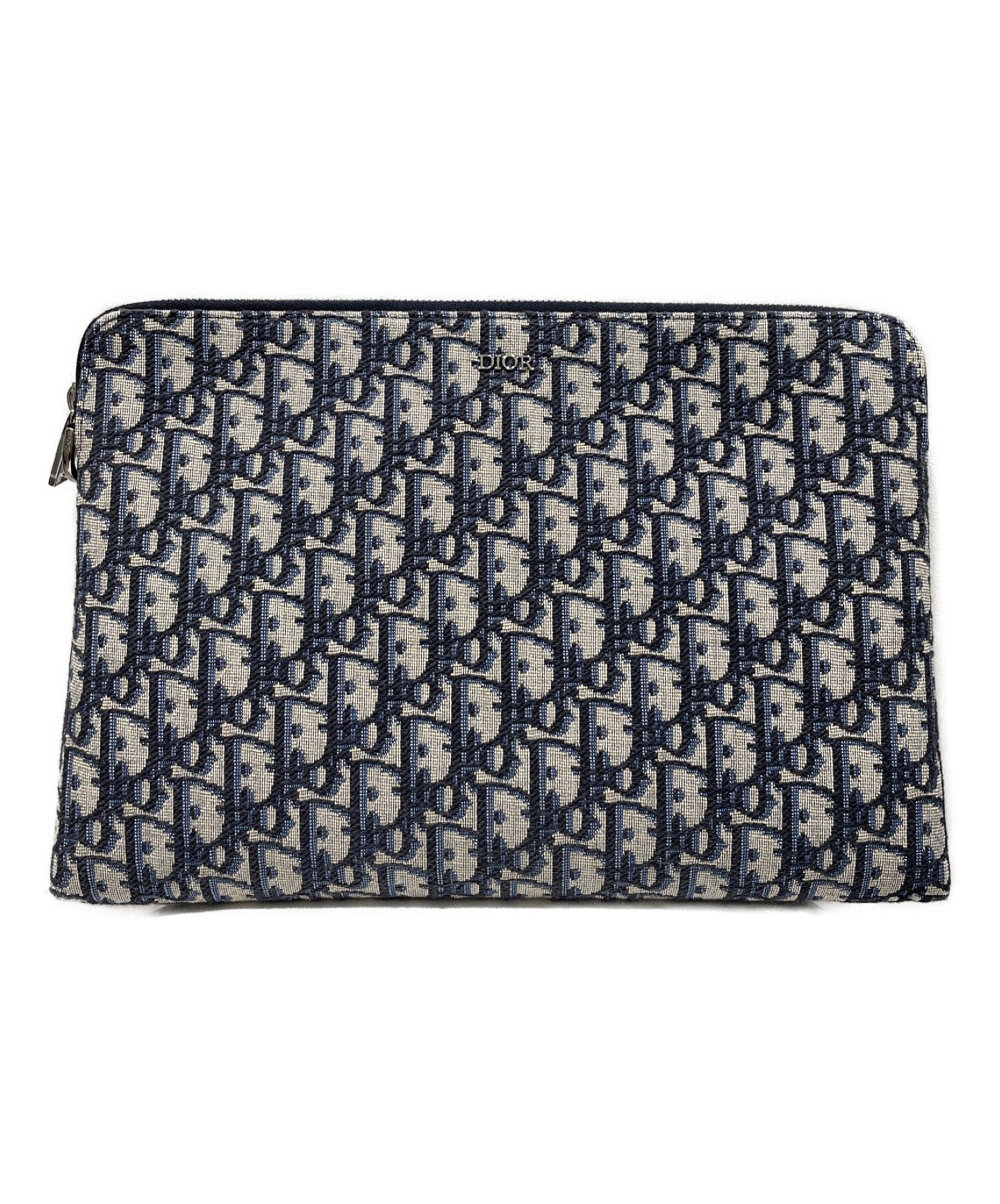 中古・古着通販】Dior (ディオール) クラッチバッグ ベージュ×ブラック