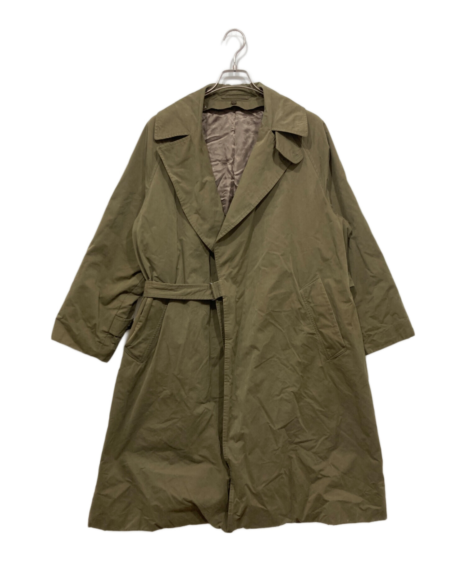 中古・古着通販】COMOLI (コモリ) タイロッケンコート カーキ サイズ:1