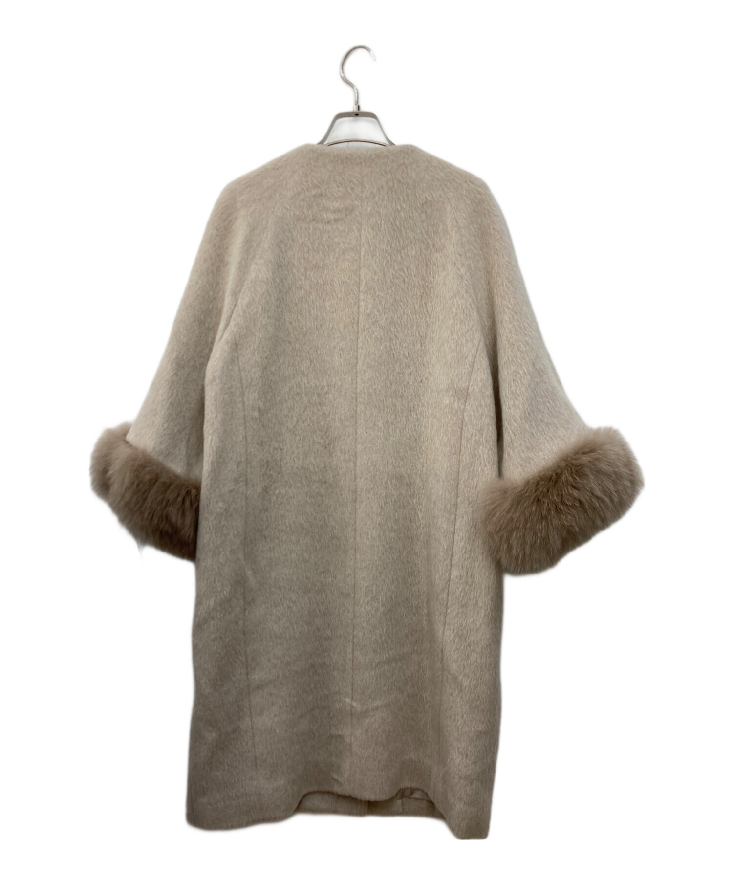 中古・古着通販】M・Fil (エムフィル) アルパカシャギー FOXファー付き