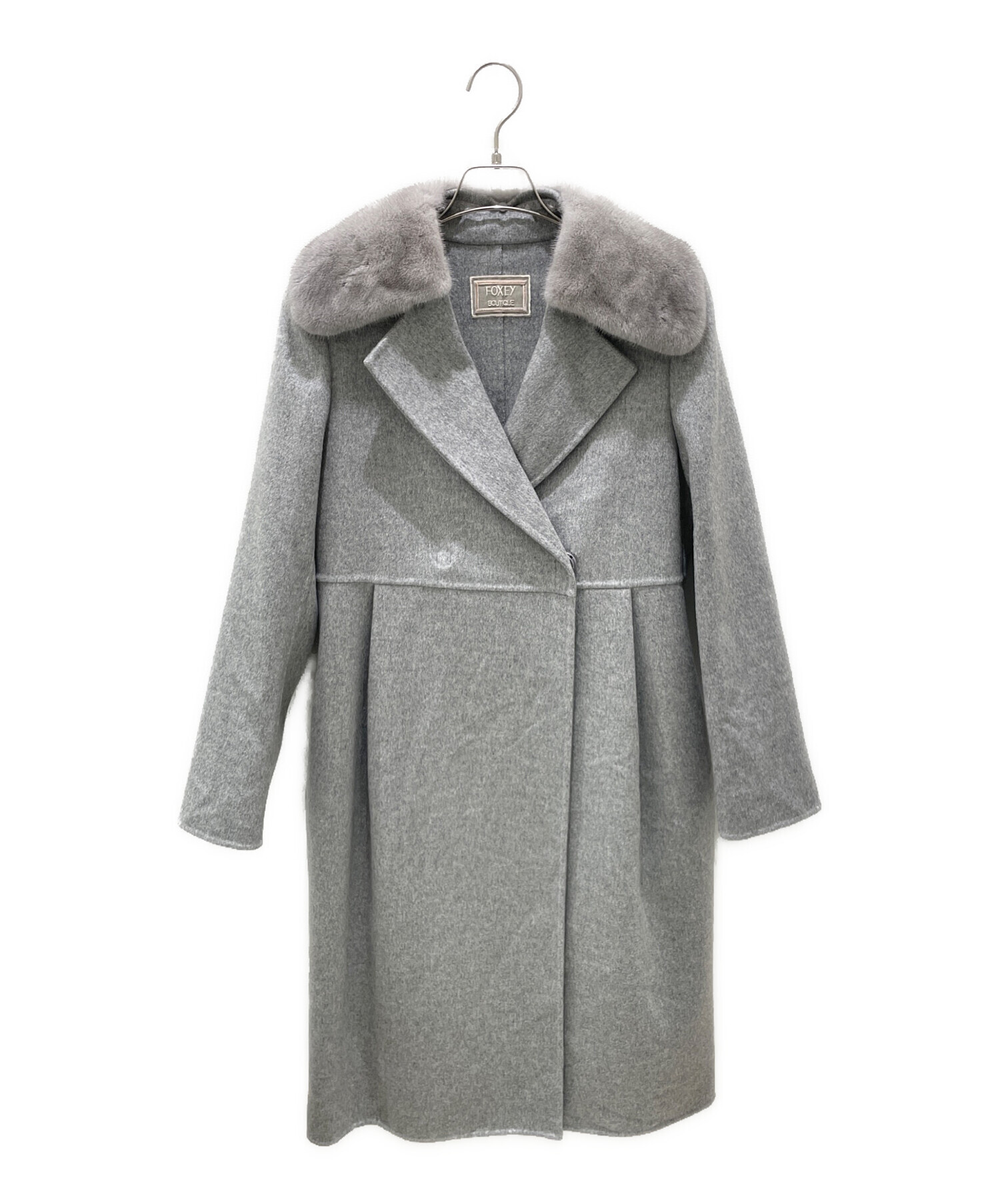 中古・古着通販】FOXEY (フォクシー) ミンクカラーカシミヤコート