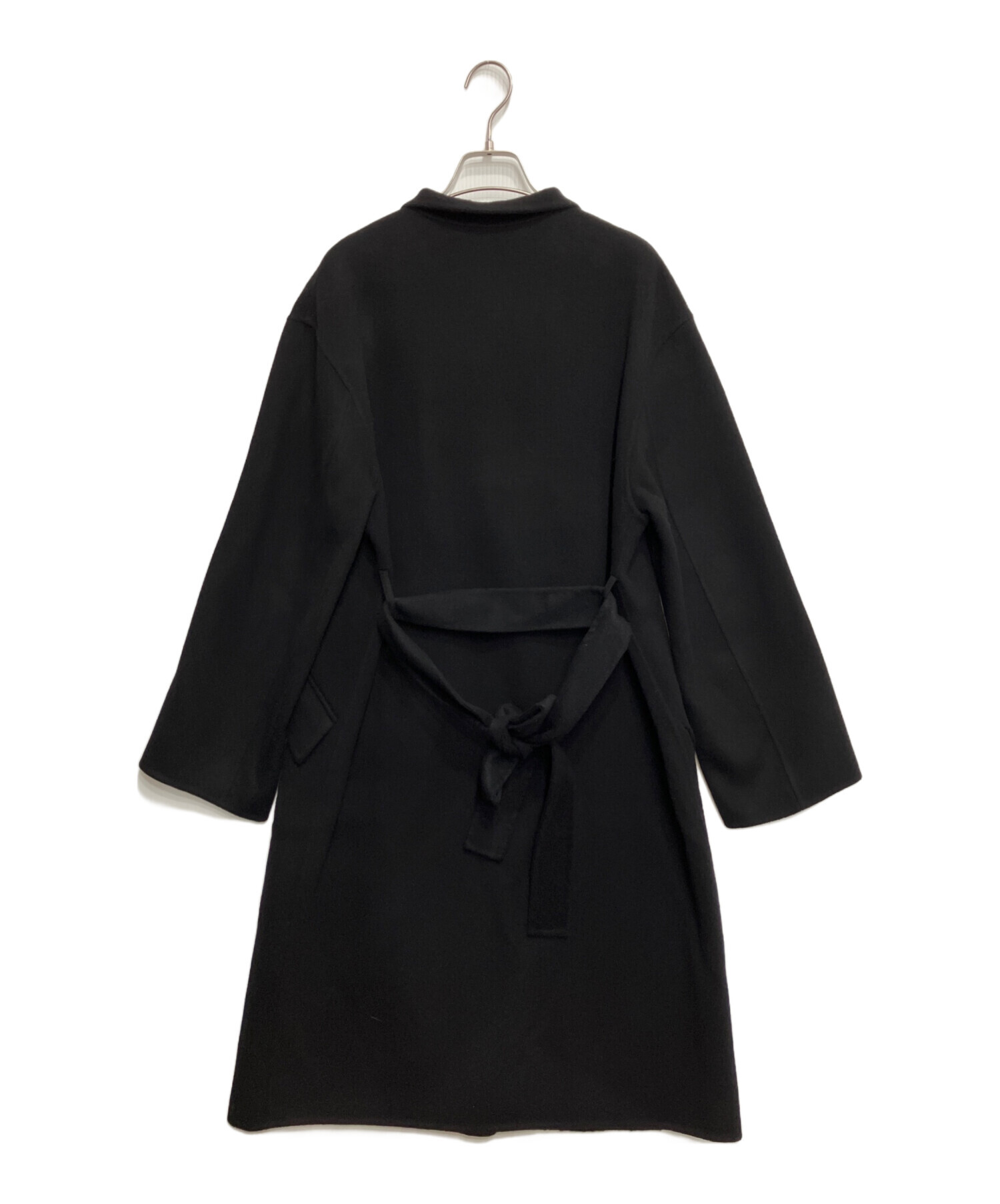 中古・古着通販】theory (セオリー) コート ブラック サイズ:S