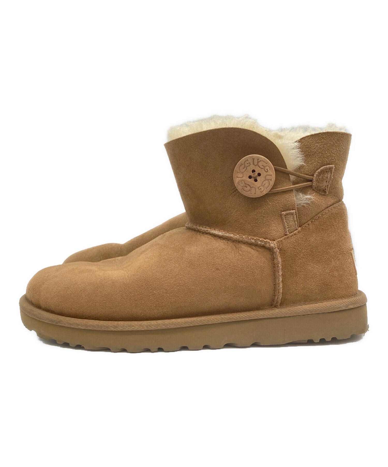 中古・古着通販】UGG (アグ) ムートンブーツ ブラウン サイズ:25