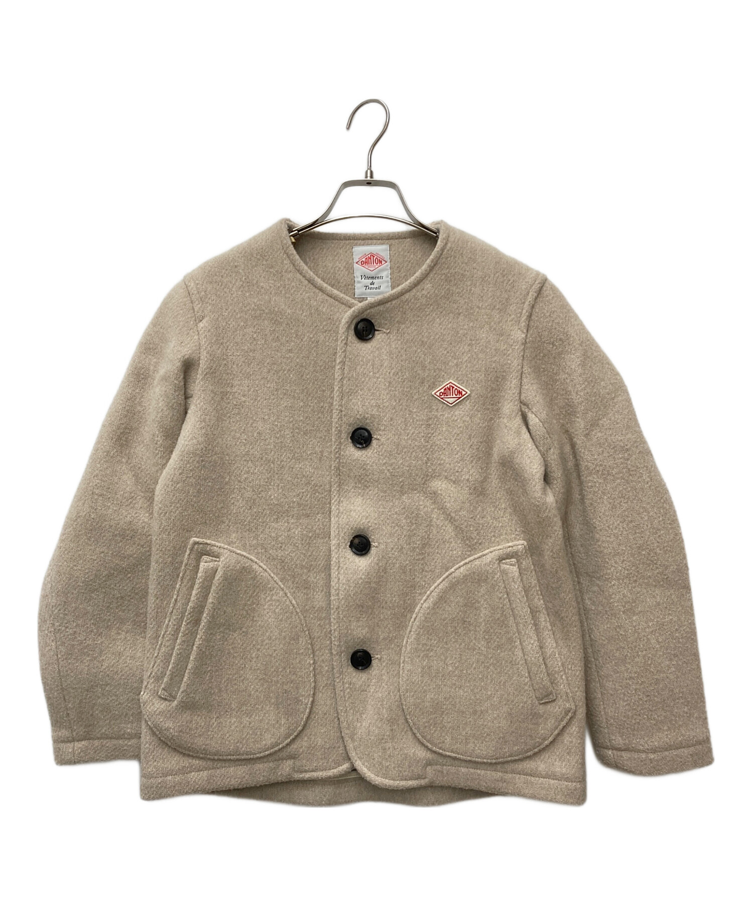 中古・古着通販】DANTON (ダントン) ウールモッサ ノーカラー