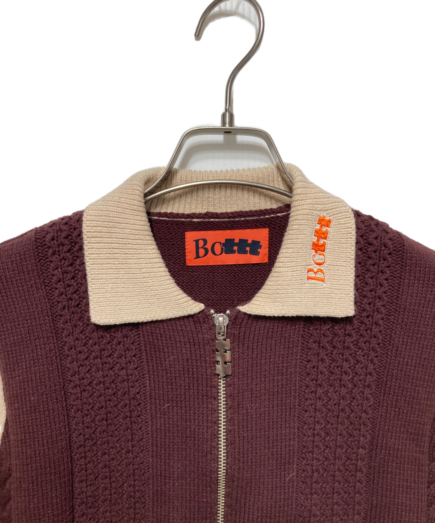 中古・古着通販】BoTT (ボット) TTT MSW (ティー) ジップカーディガン