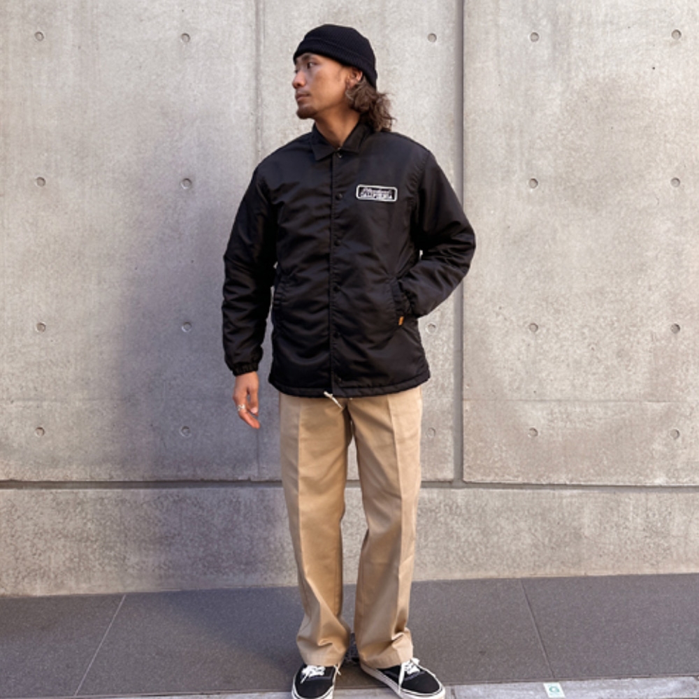 スタンダードカリフォルニア ロゴ パッチ コーチ ジャケット