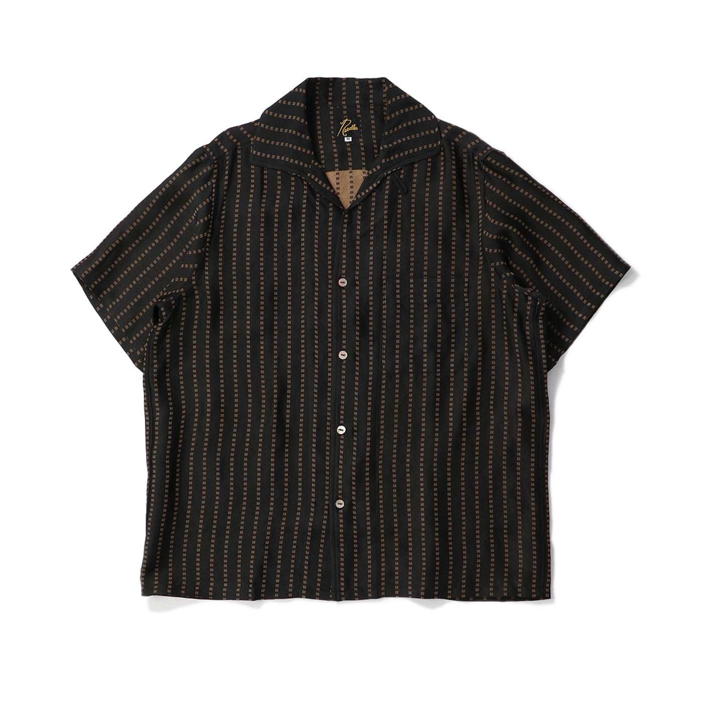S/S ITALIAN COLLAR SHIRT - JACQUARD CLOTH｜NEEDLES｜TOPS（トップス