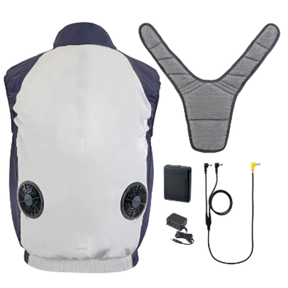 タジマ FV-BA37SEBWL 清涼ファン風雅ベスト2フルセットL ウエダ金物