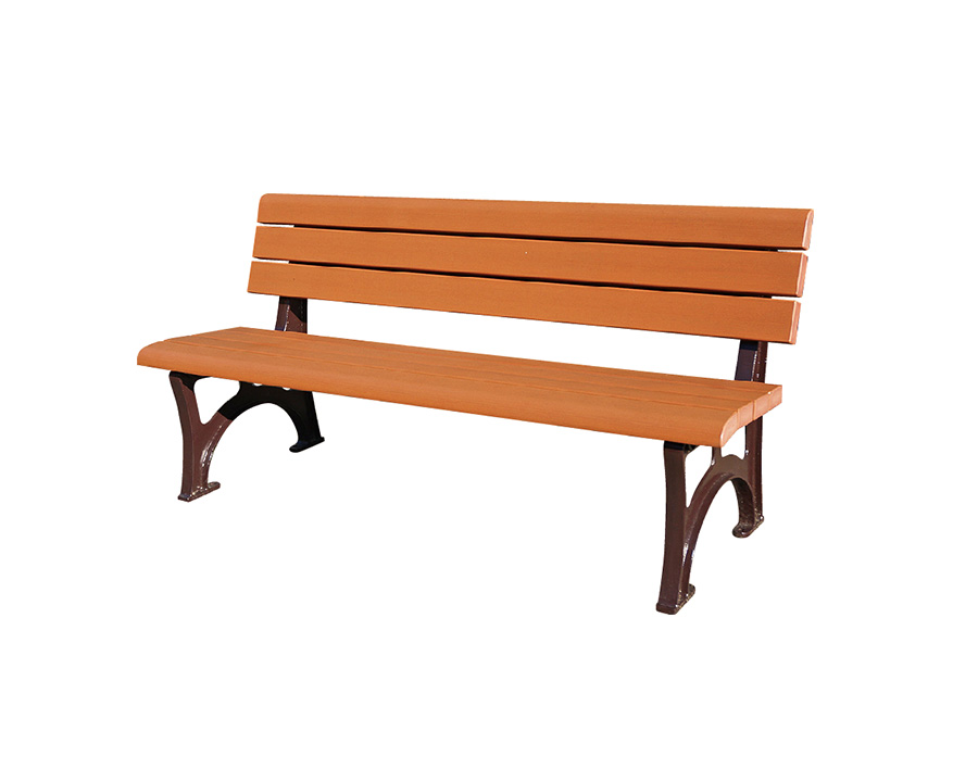 フィット アルミ鋳物脚ベンチ 幅1.5m（合成木材仕様） | 取扱製品
