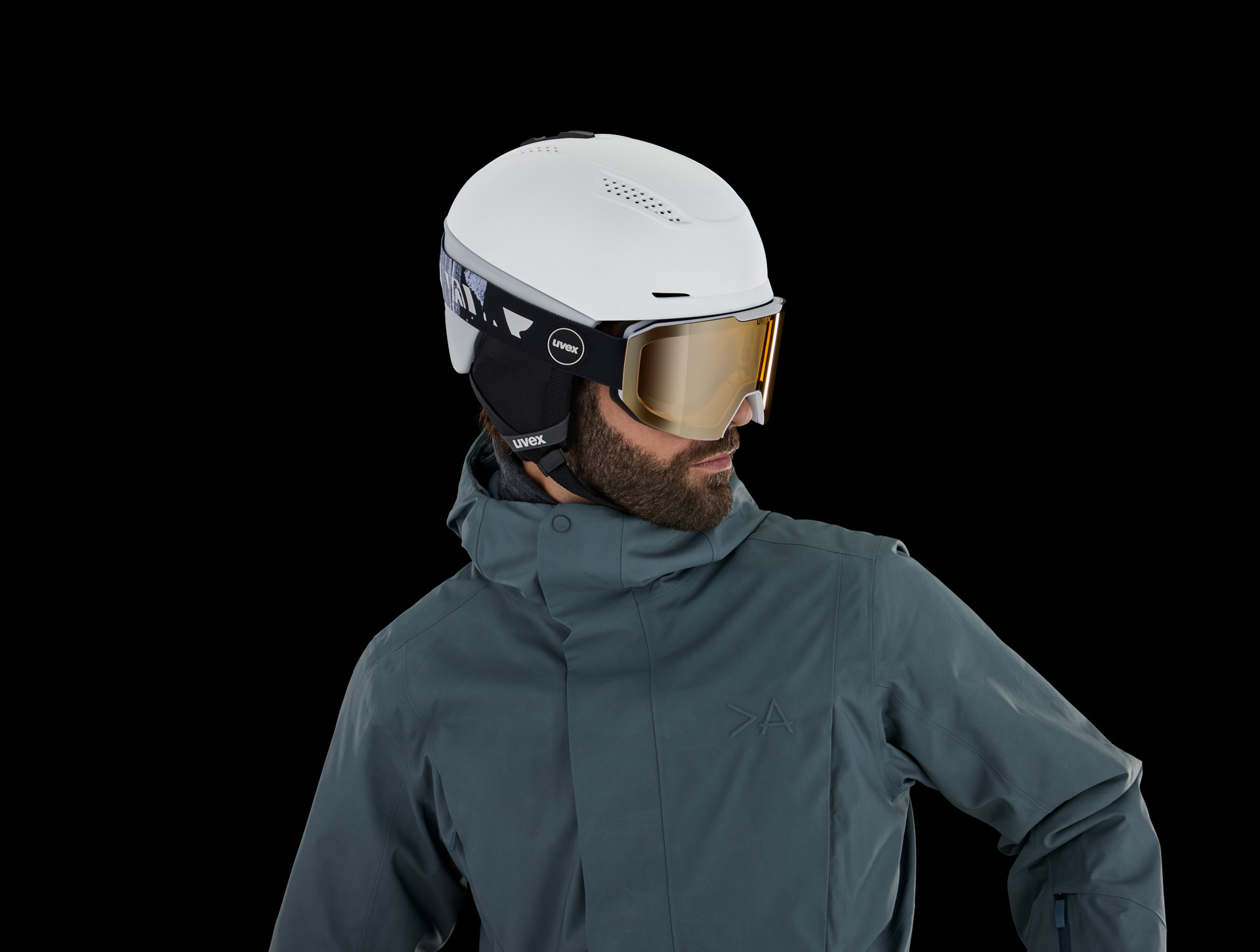 uvex evidnt ATTRACT cyl black matt mirror red 29% 61% | Ski