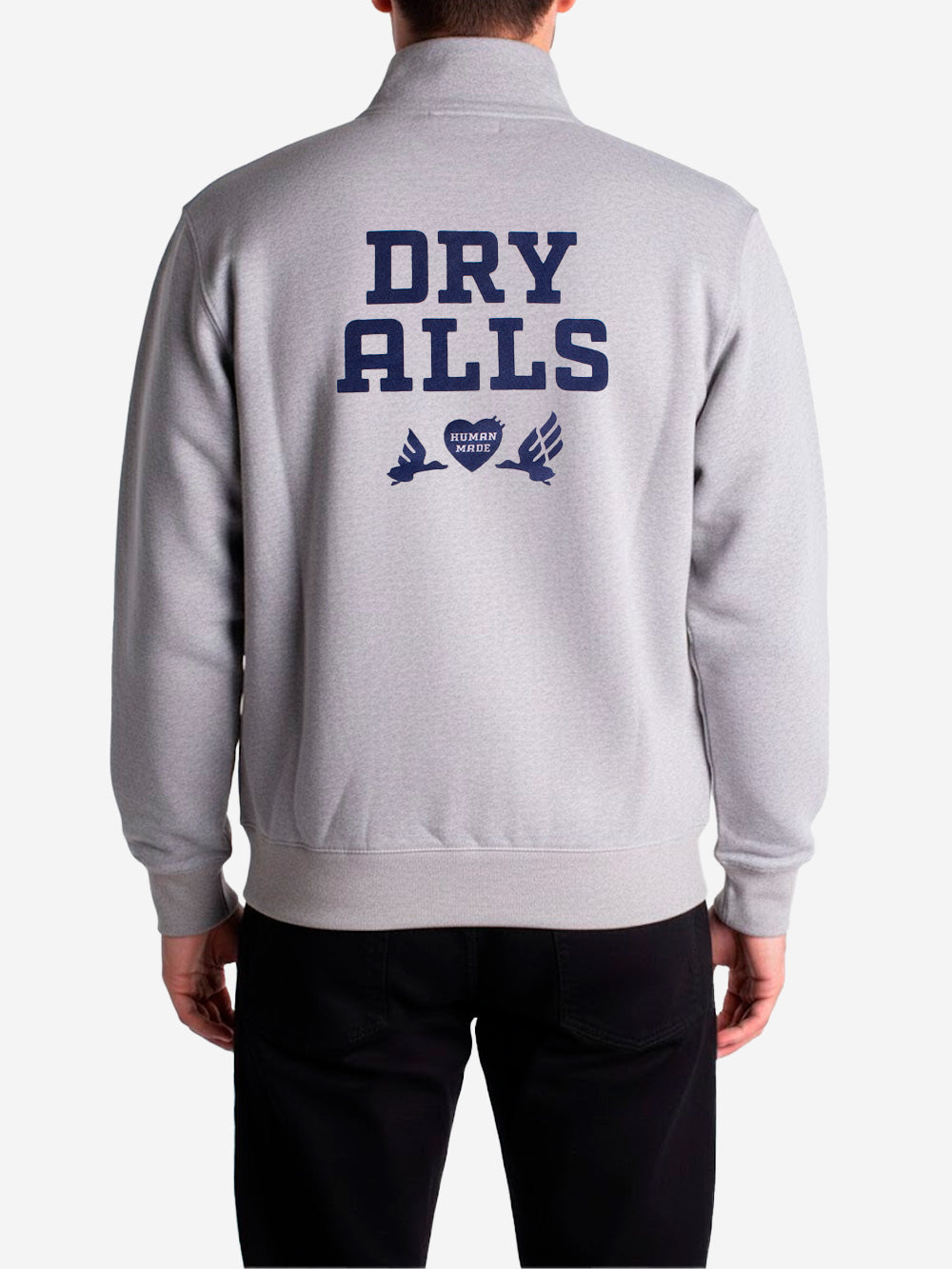 HUMAN MADE Half-zip sweatshirt with graphics HM30CS010 | Urbanstaroma