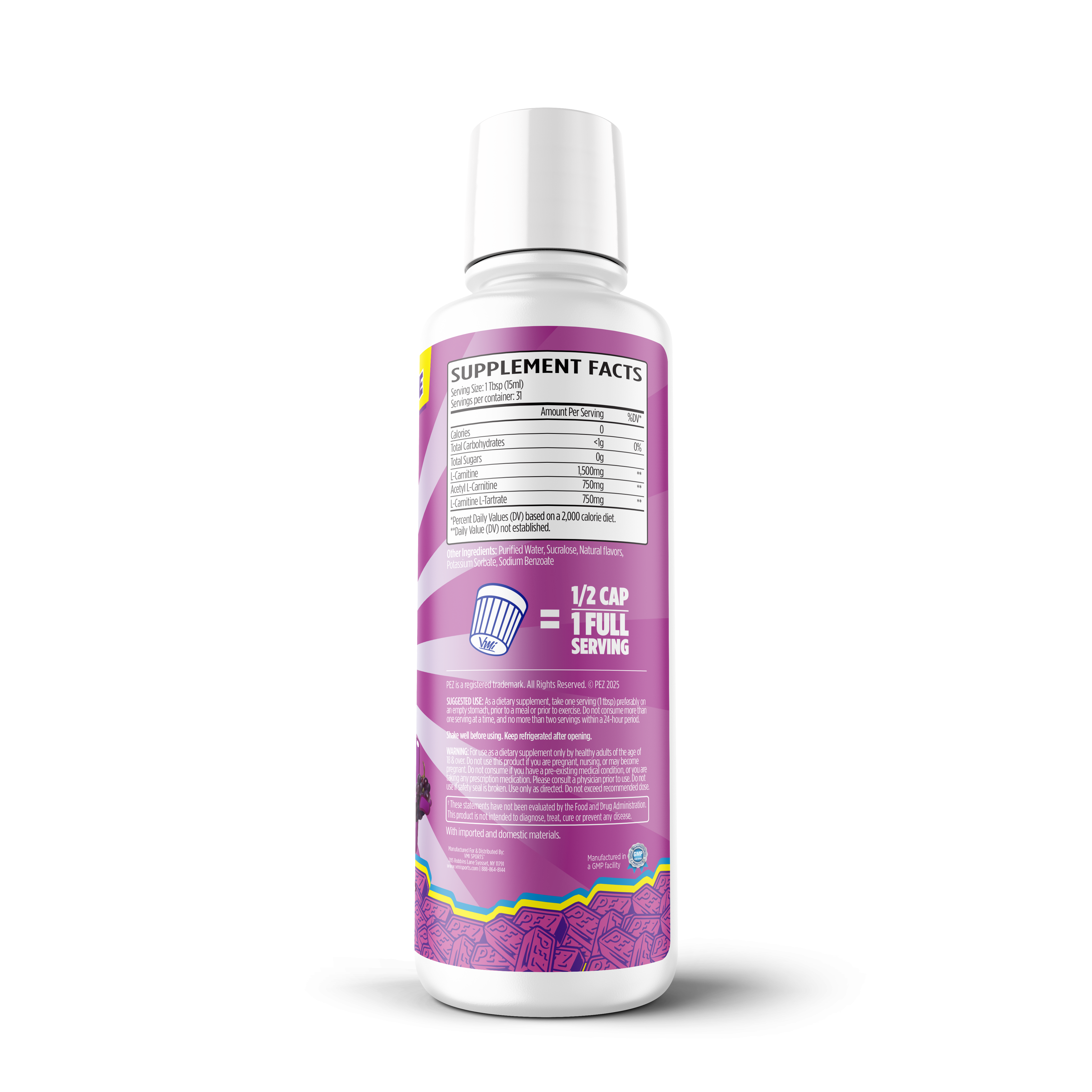 L-Carnitine Liquid 3000 - Metabolic Support – VMI Sports