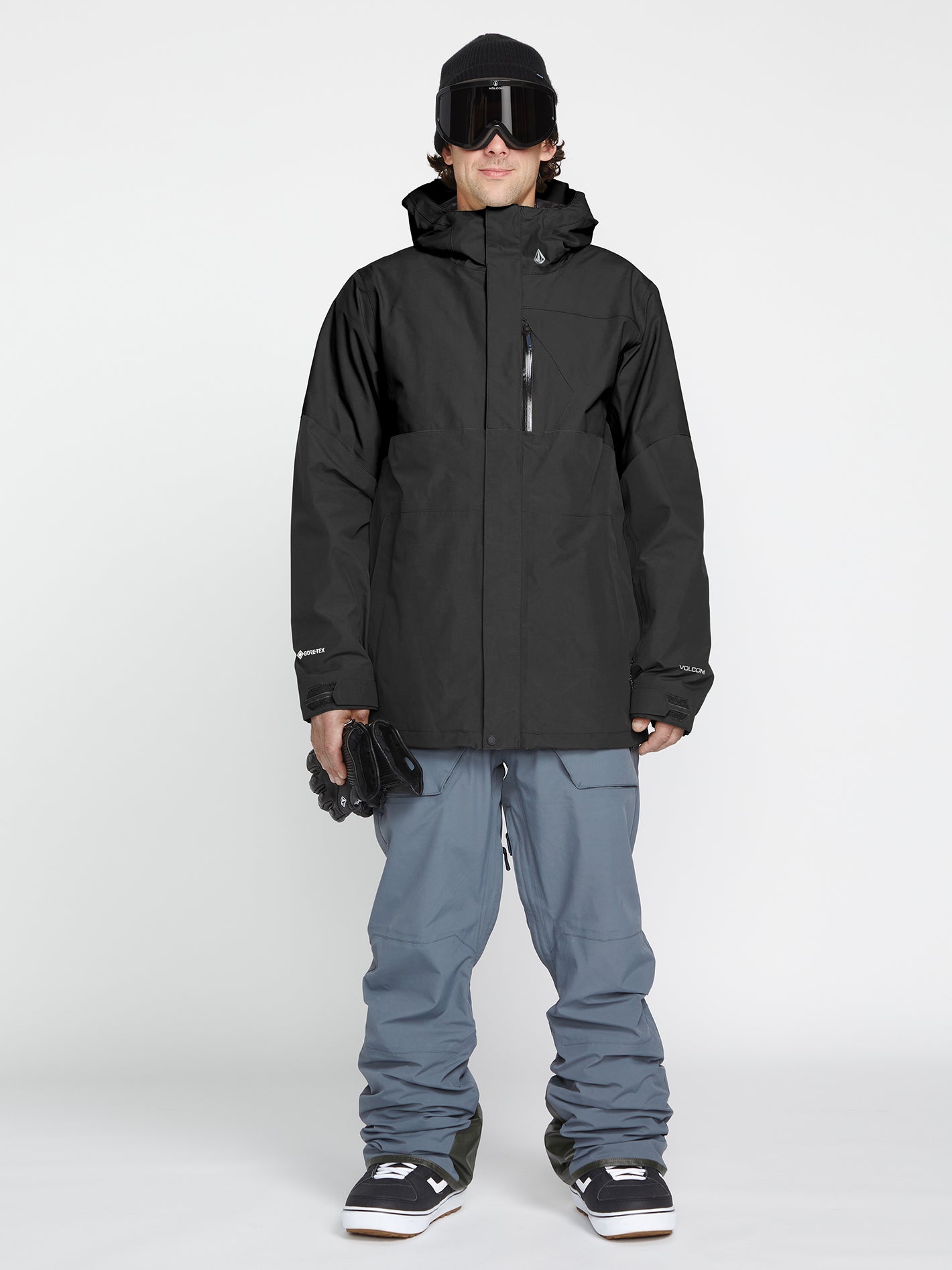 L Gore-Tex Jacket - Black | Volcom Europe