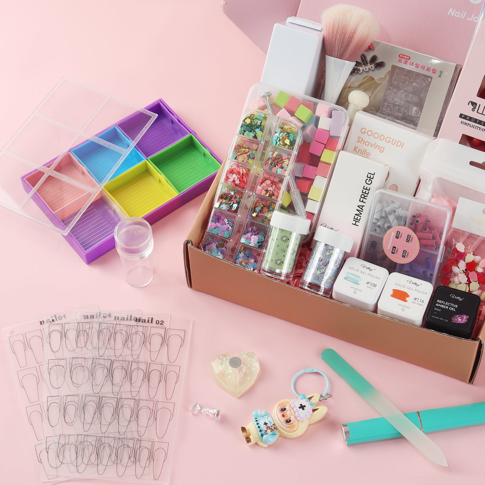 Vettsy Clearance Nail Art Box