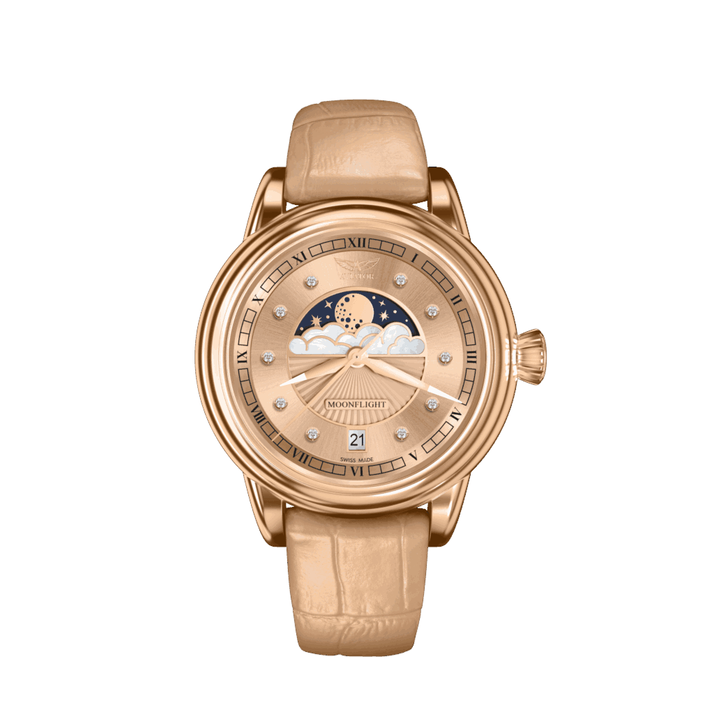 アビエイターから、飛行機の中から見た夜空をイメージした旅行気分を