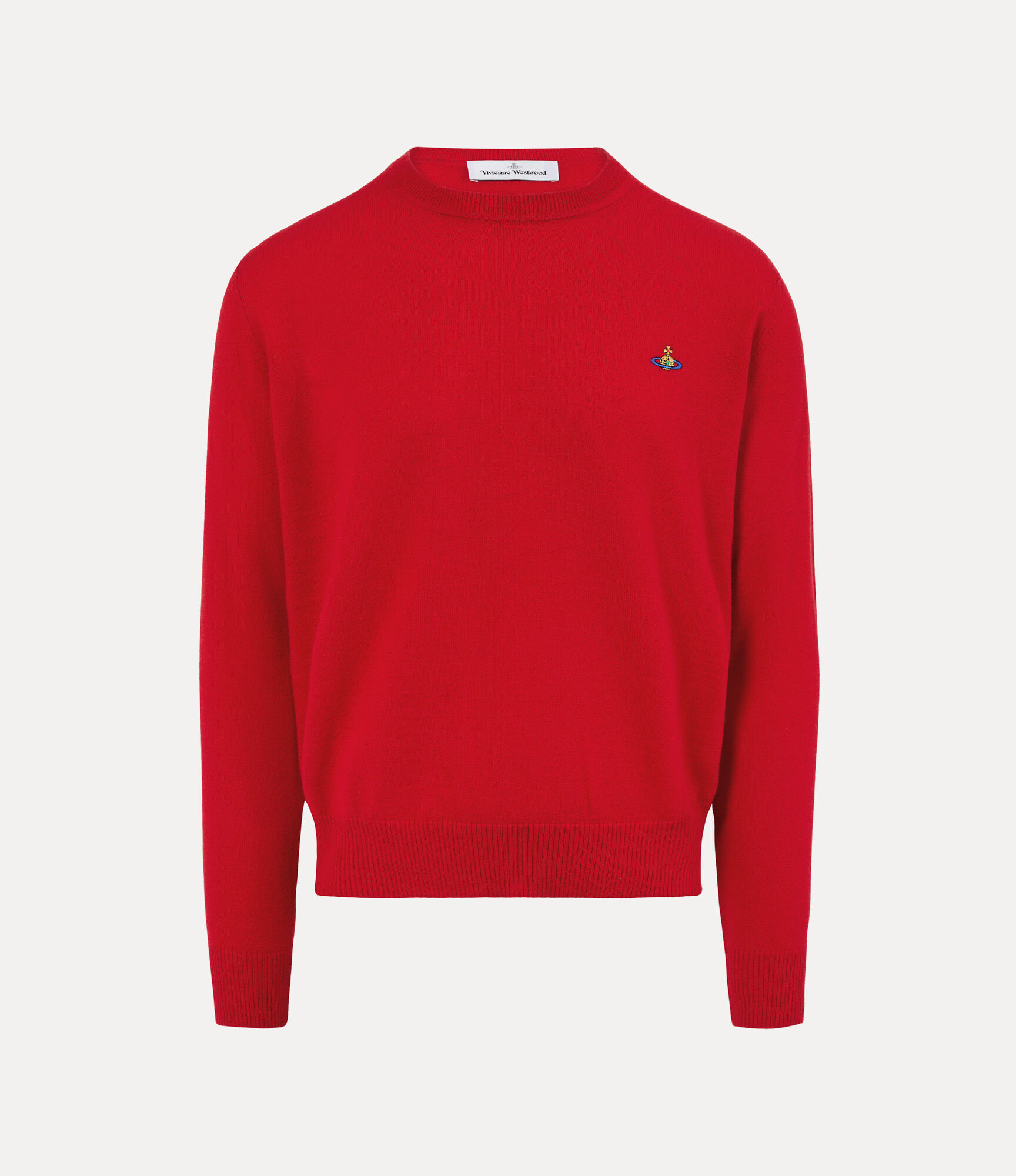 Alex Round Neck in RED | Vivienne Westwood®
