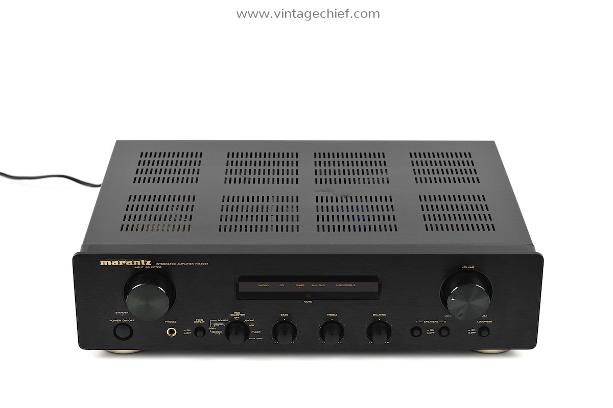 Marantz PM4001 Amplifier | Phono | Stereo | Tone Control | Black