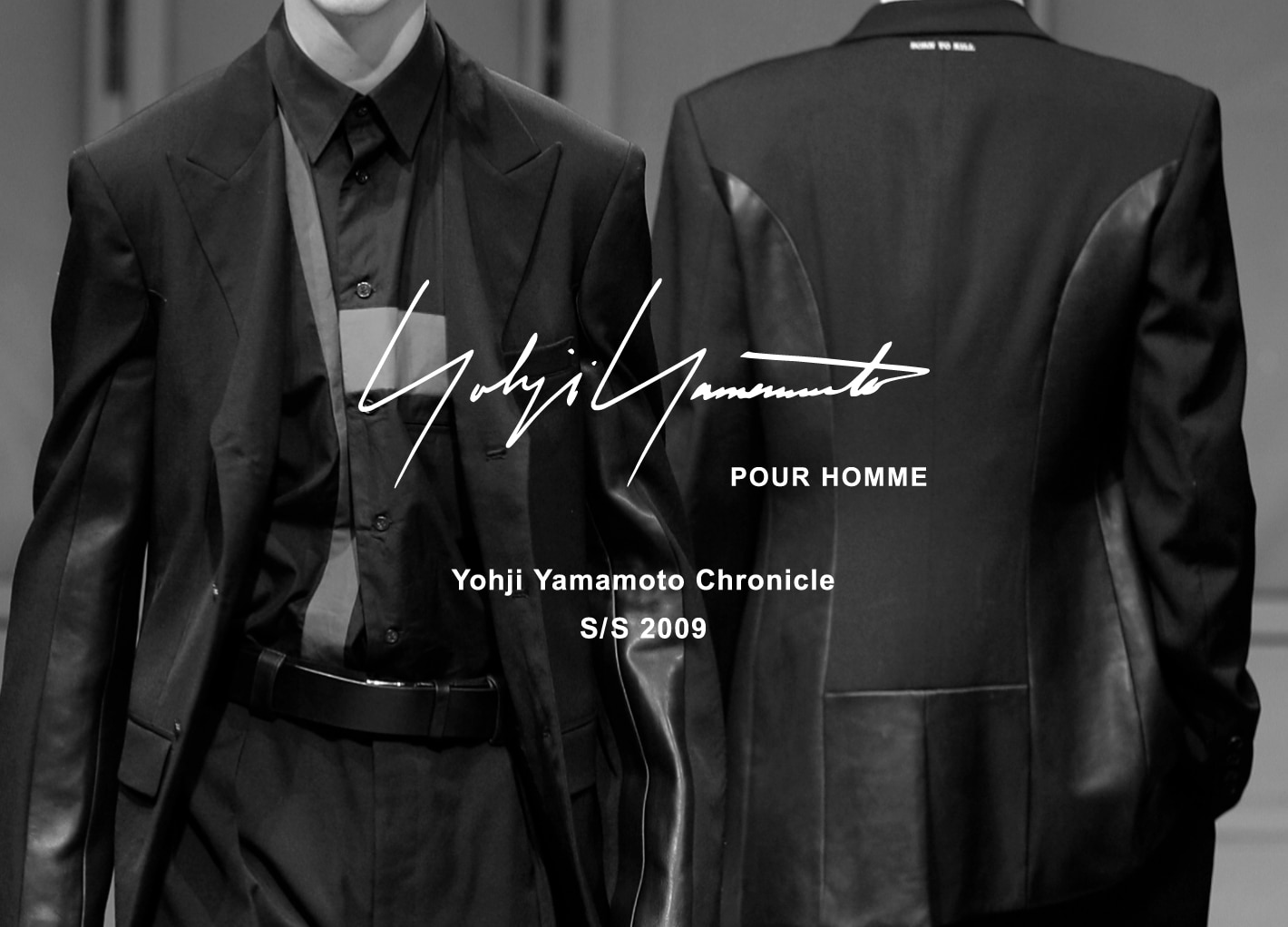 Yohji Yamamoto Chronicle – POUR HOMME SS 2009 | Yohji Yamamoto