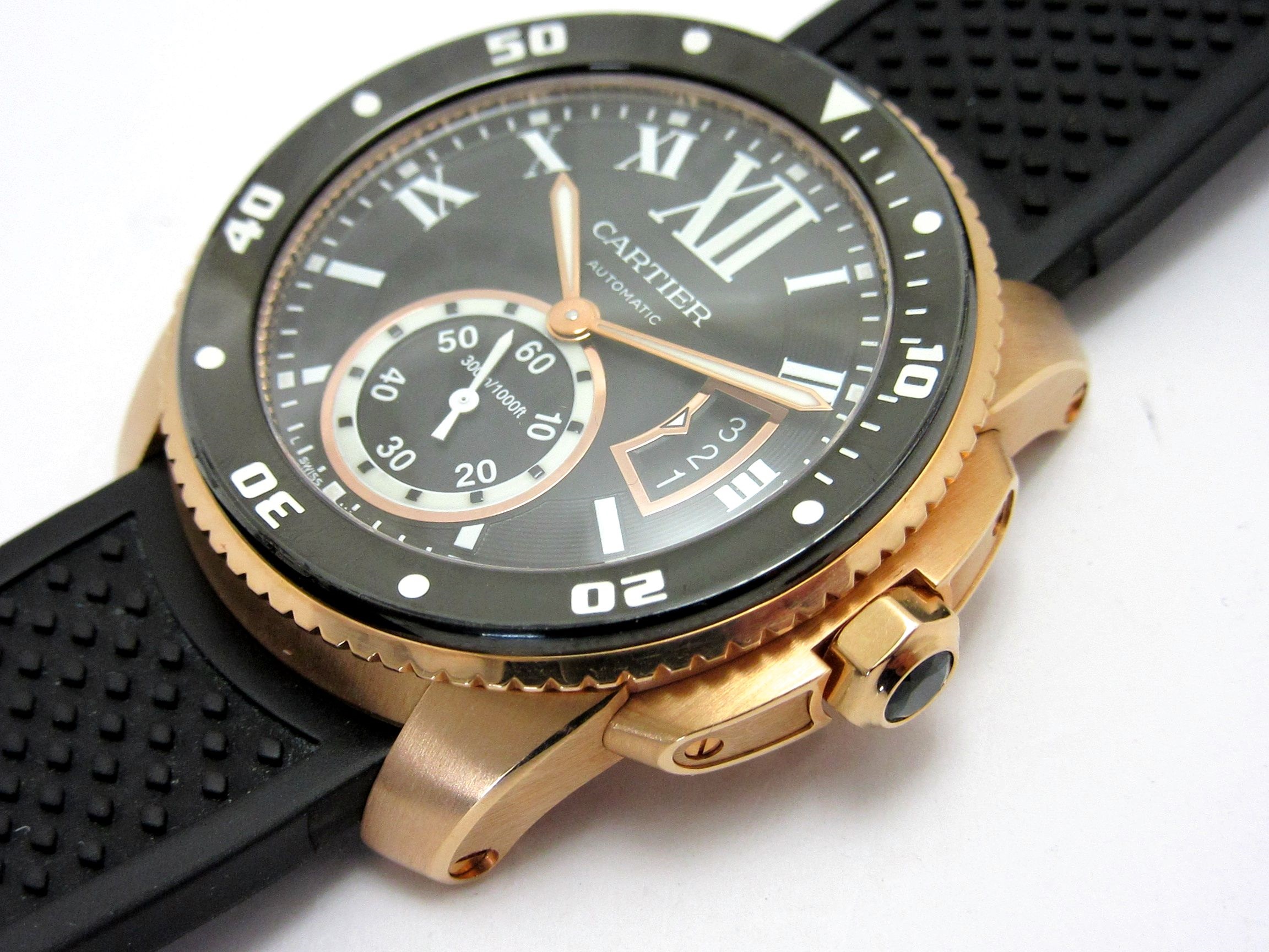 カルティエ CARTIER ”K18PG無垢 カリブル・ドゥ・カルティエ ダイバー