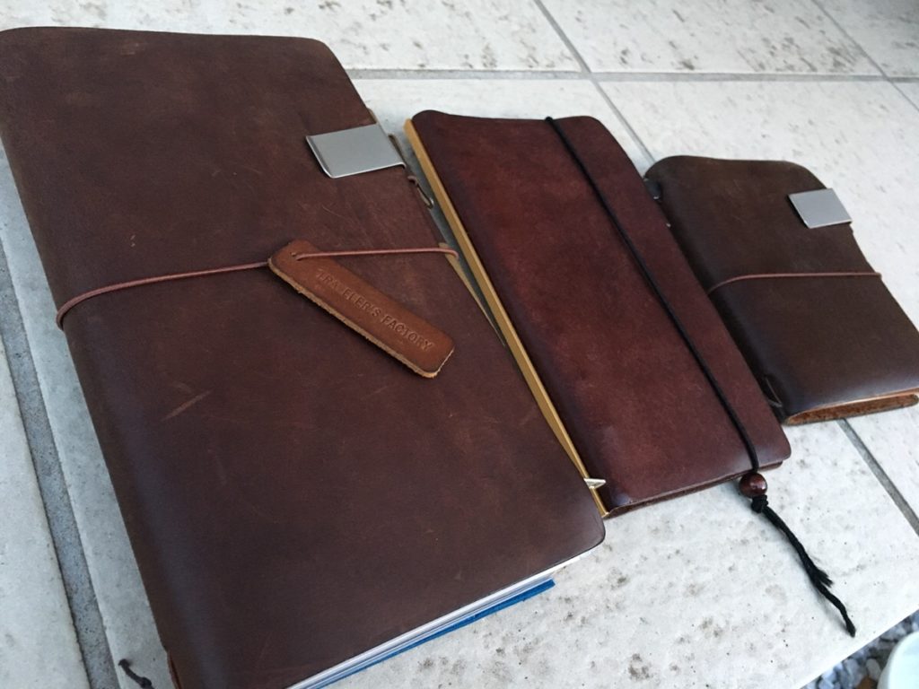 トラベラーズノートの中身公開！カスタマイズ色々のレギュラーサイズと