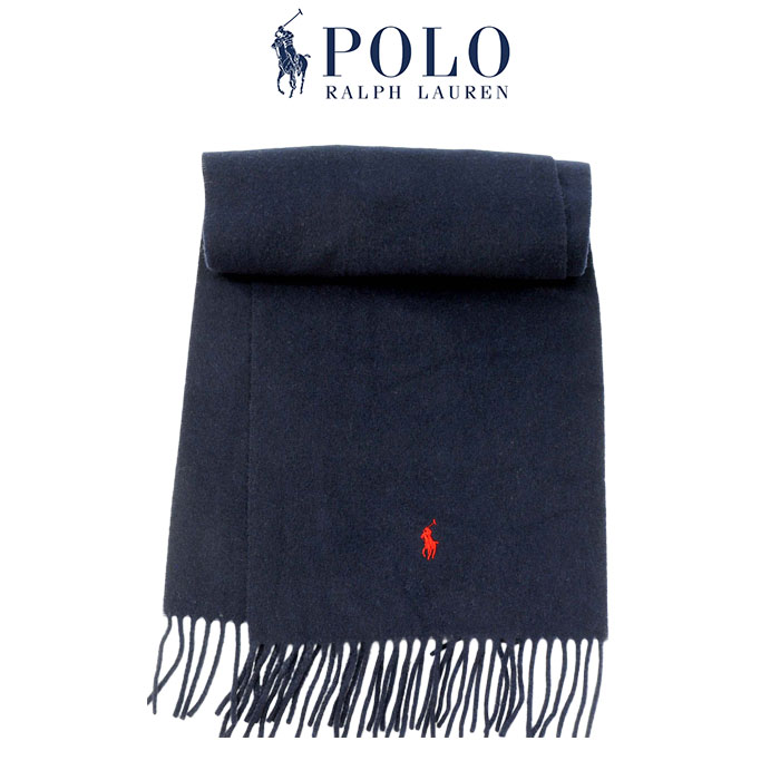 ポロ ラルフローレン カシミヤ混マフラー 送料無料
