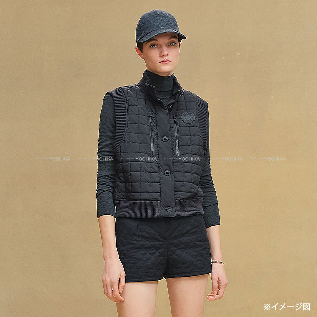 2025年秋冬 新作 HERMES エルメス ダウンベスト ボンバー セリエボタン
