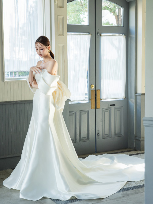 NOA0069_offwhite | チュノアウエディング【公式】_こだわりのサイズ