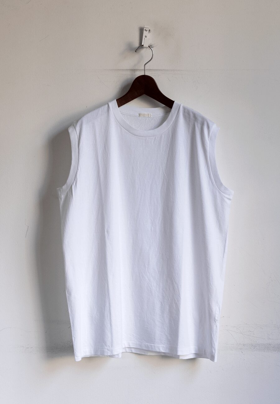 COMOLI コットンジャージ ノースリーブ | 大阪心斎橋のメンズ洋服の