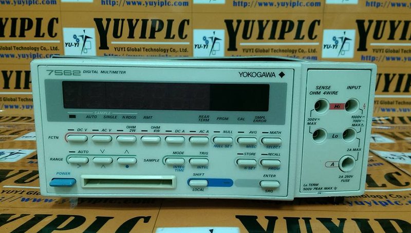 YOKOGAWA 7562 DIGITAL MULTIMETER 756201-B-1 - PLC DCS SERVO