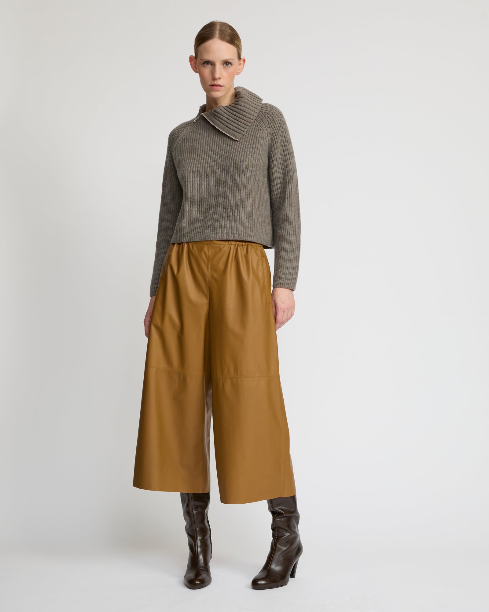 Culottes in fine lamb leather – Yves Salomon