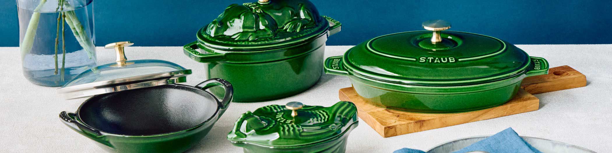 STAUB Wa-NABE L 20cm セージグリーン 【公式通販】