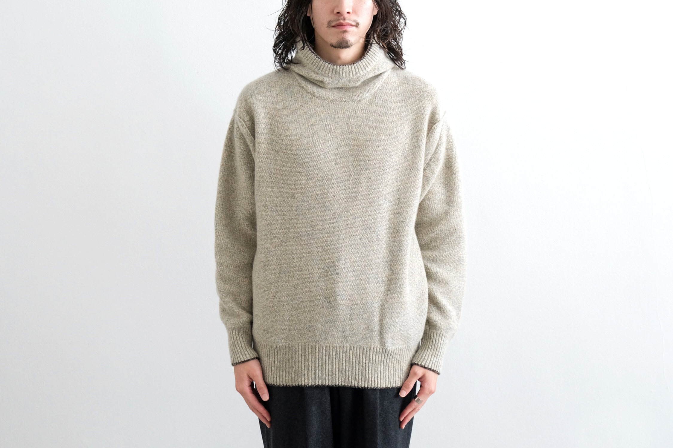 YAK/SHETLANDWOOL/NEP HOODIE BALACLAVA - WUNDER