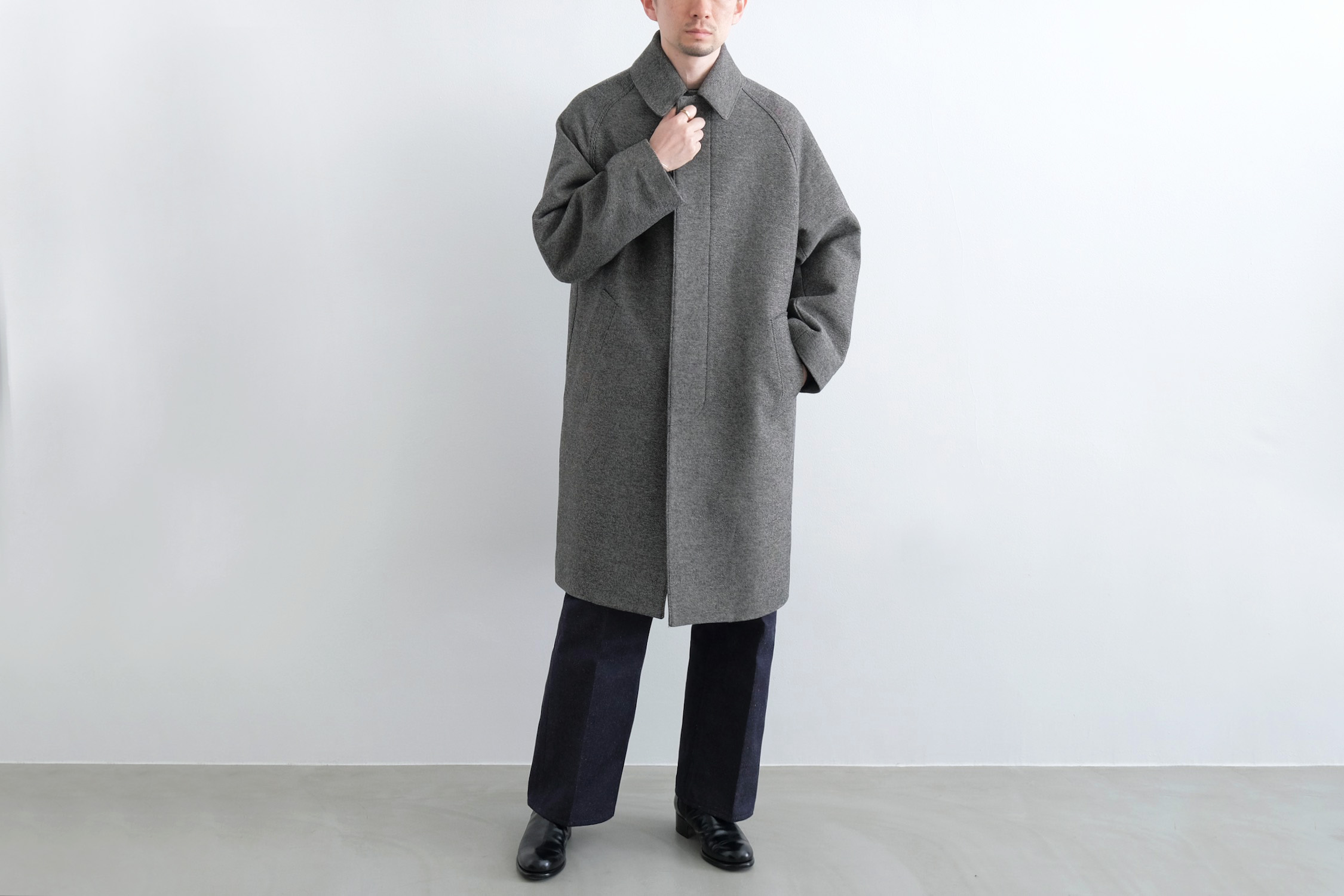 ハメ袖BALMACAAN COAT - WUNDER