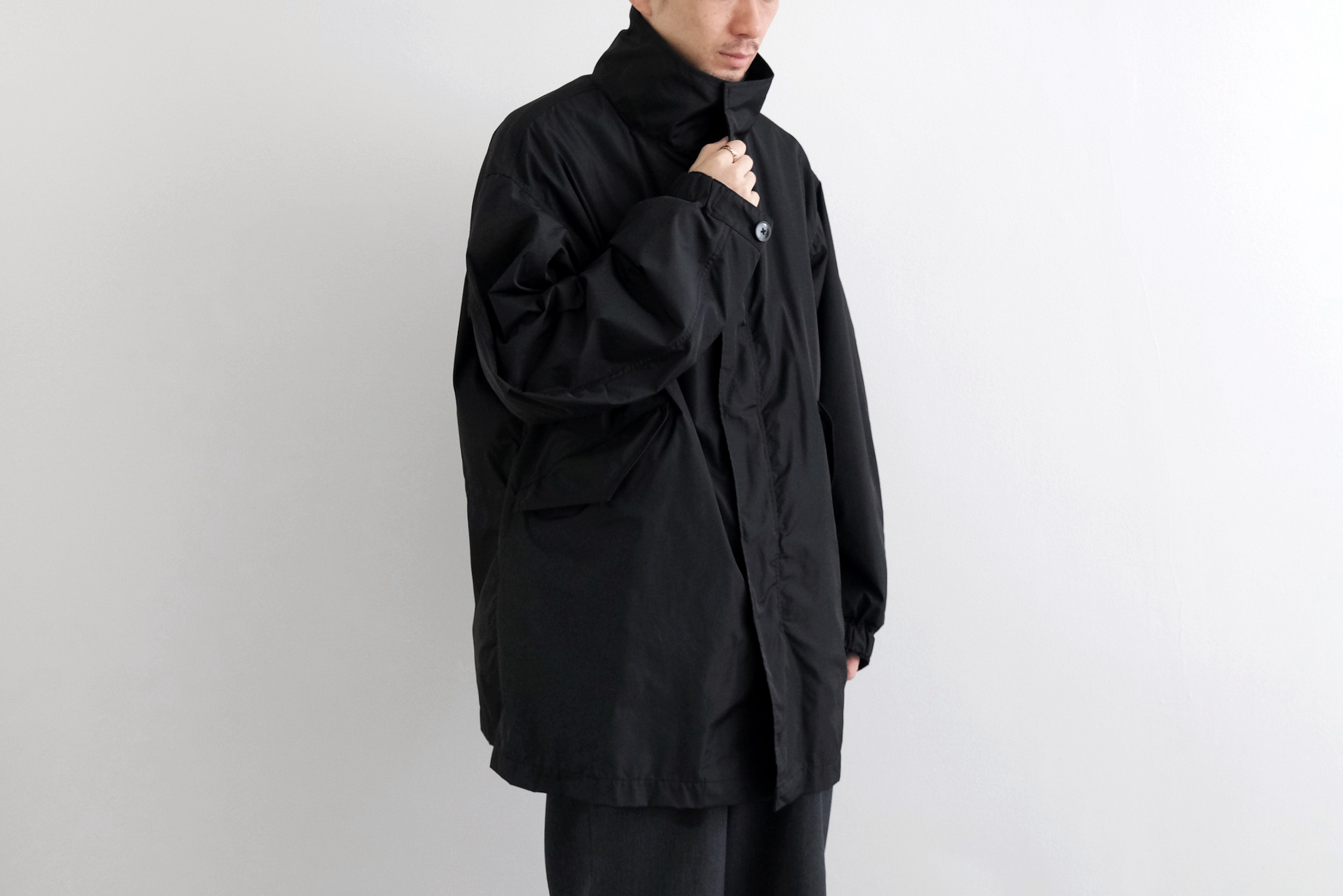 DOPE DYE NYLON SHORT MODS COAT - WUNDER