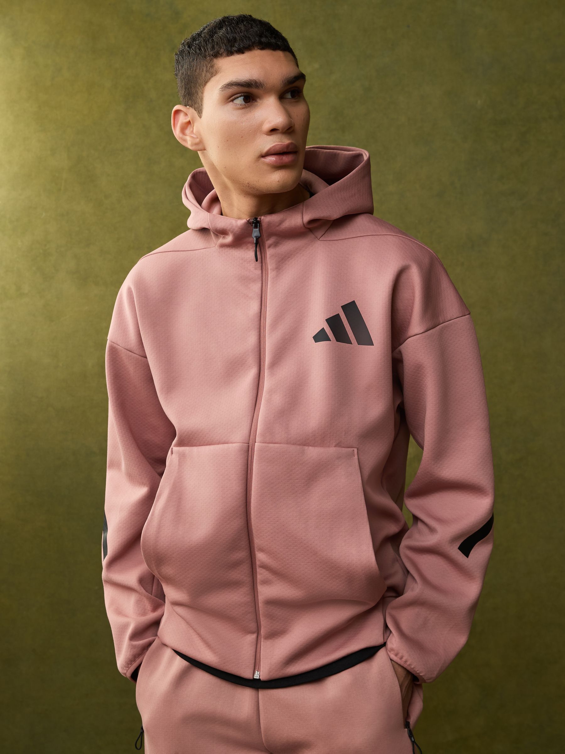 Buy adidas Red Z.N.E Full Zip Hooded Track Jacket from Next USA