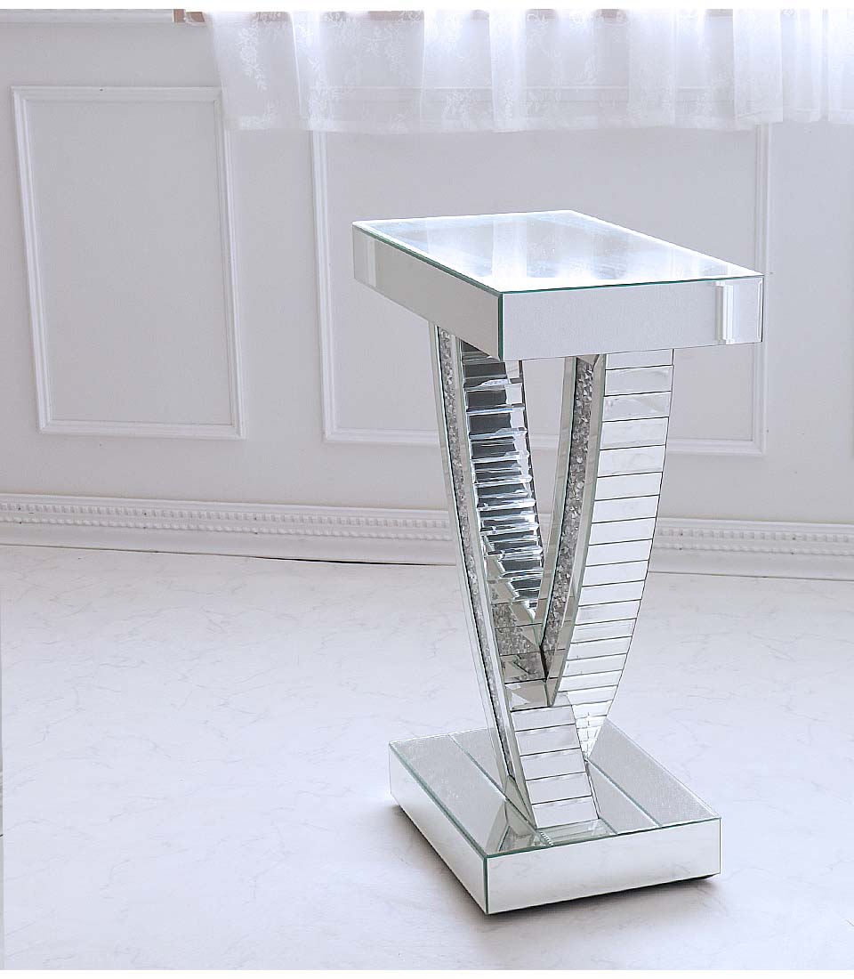 管987☆ベルギー製☆DEKNUDT☆デクヌートミラー☆ガラスコンソールテーブル