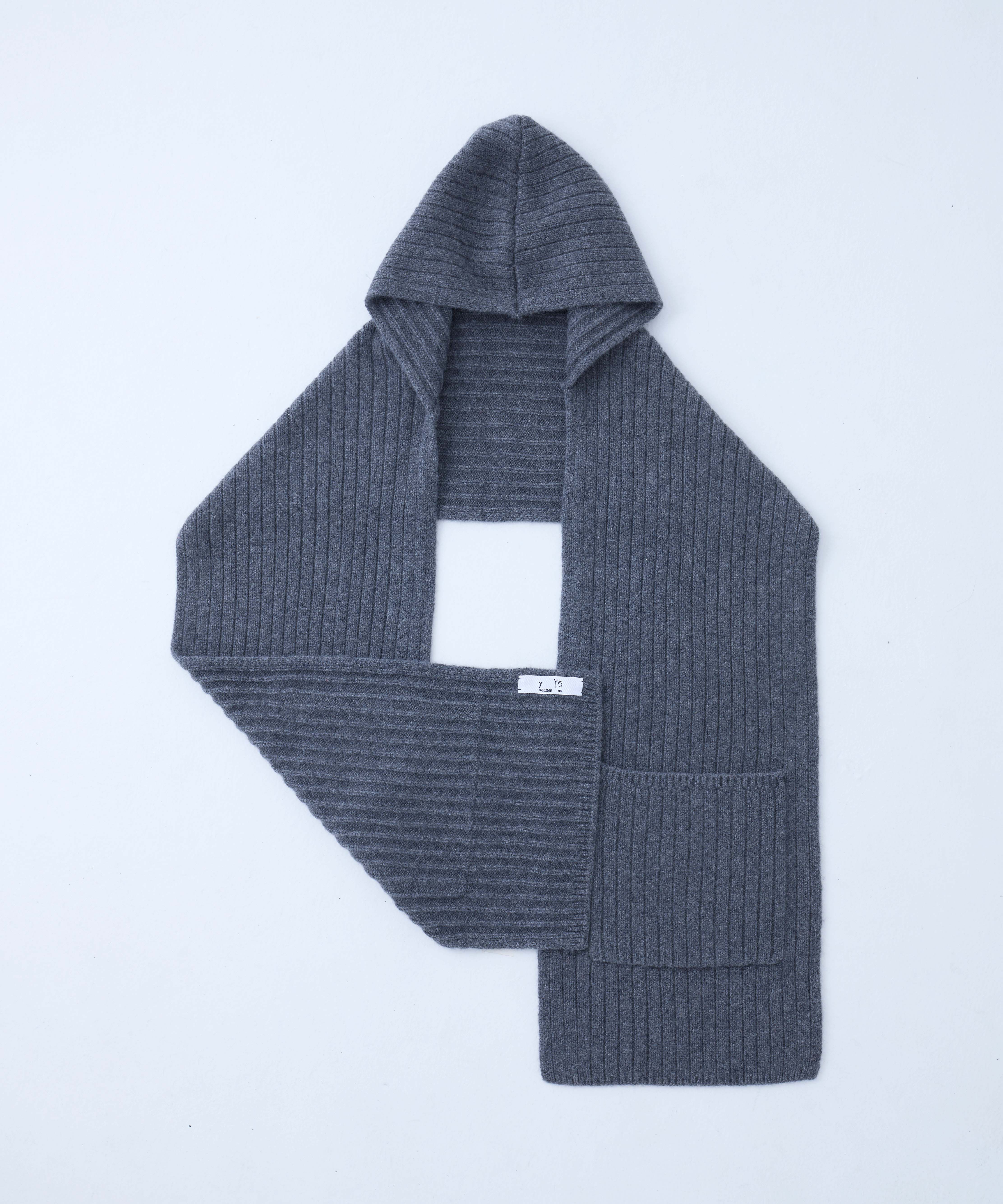 Hooded long muffler – y_yo