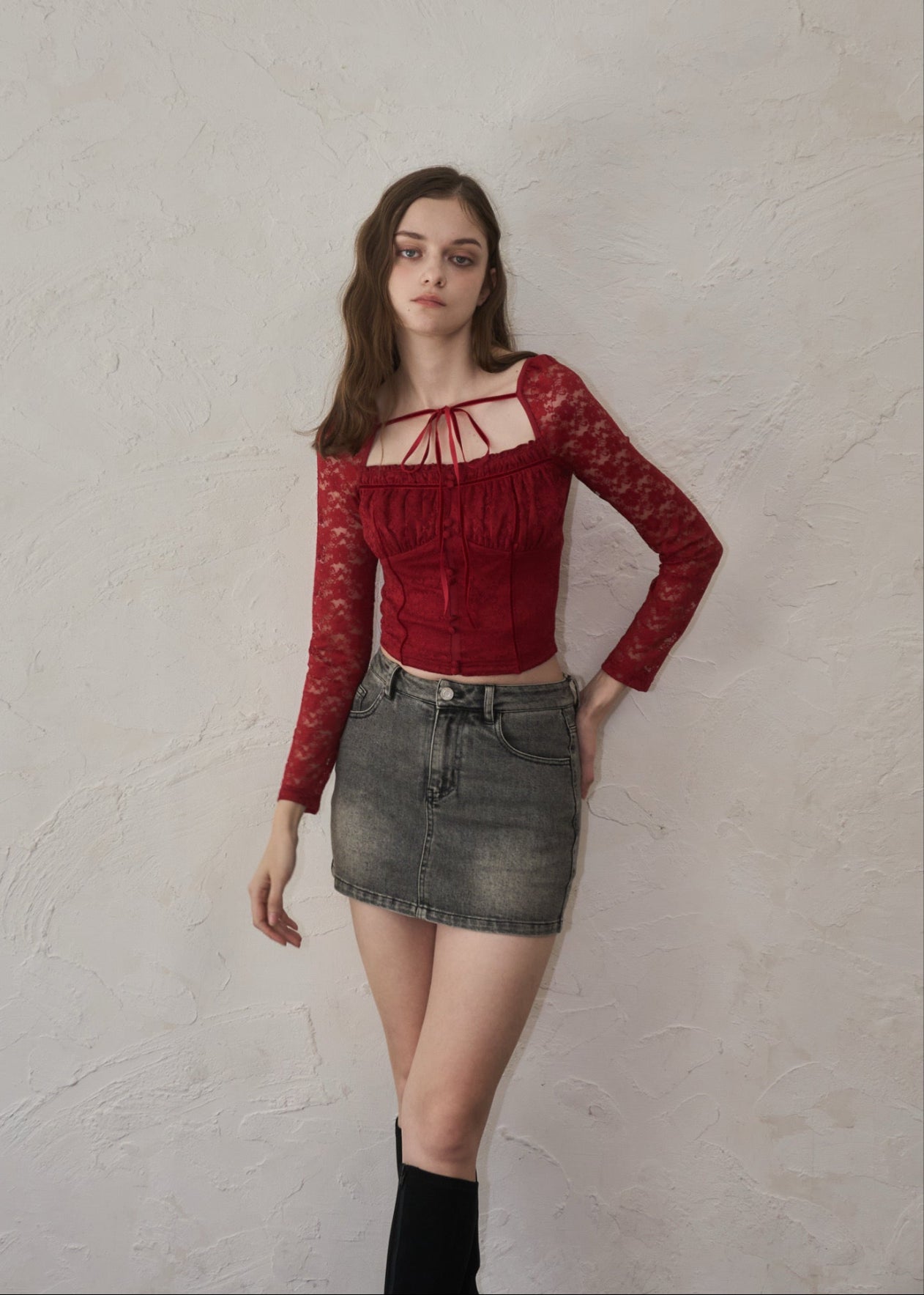 Flower lace blouse – YILON