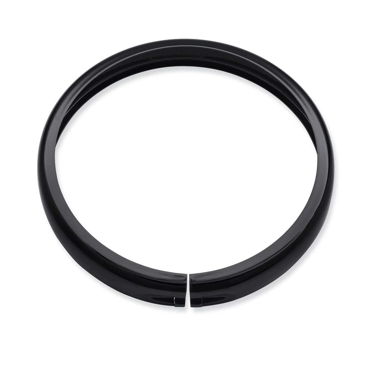 ハーレー純正□5-3/4インチ ヘッドライトトリムリング グロスブラック