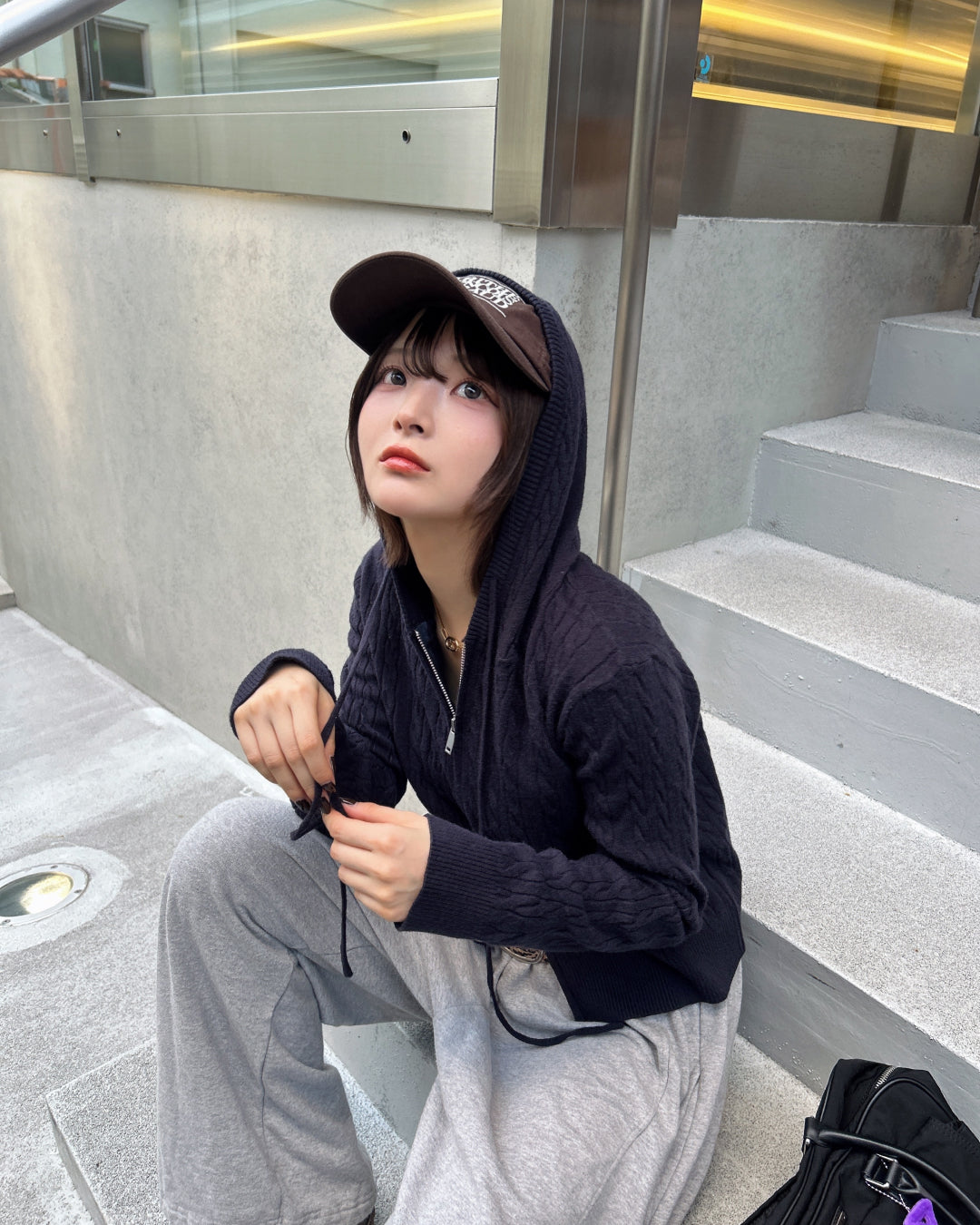 即納】ツイストニットパーカーSA5002 – YOLO（ヨロ）｜ファッション通販