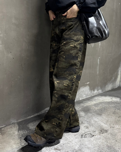 即納】迷彩柄ワイドレッグパンツ SM0148 – YOLO（ヨロ）｜ファッション通販