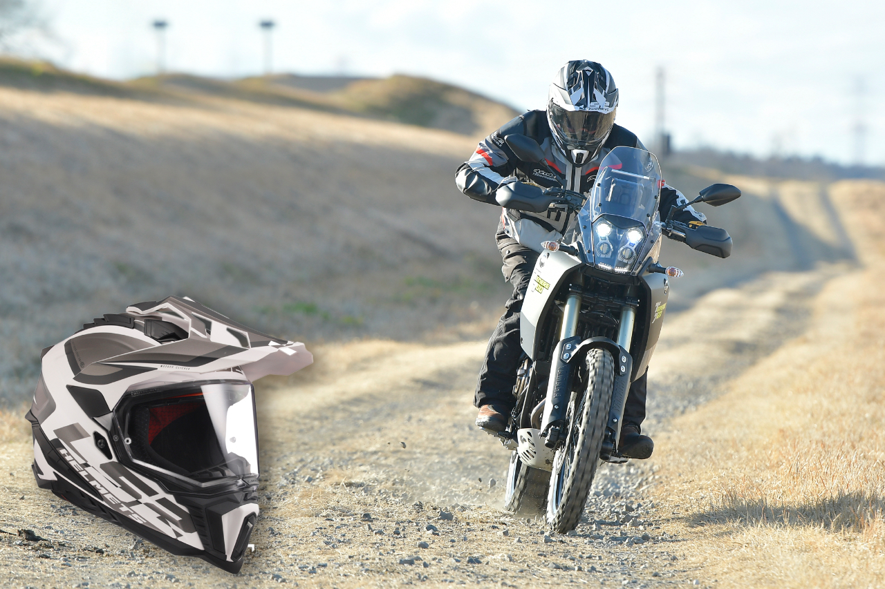 高い機能性で快適なツーリングを約束するオフロードヘルメットEXPLORER