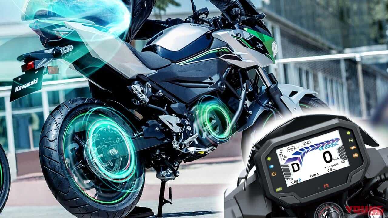 15秒限定の加速装置付き！ カワサキが原付二種EV「Z e-1」を101万2000
