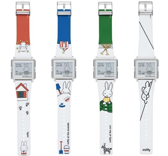 文字盤にミッフィーやお友達が表示される！ 腕時計「Smart Canvas」が