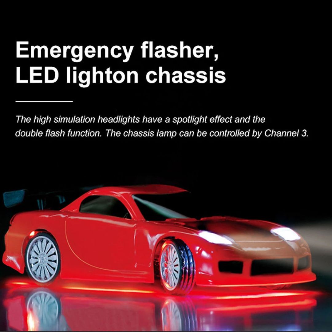 新品□ターボレーシング・C71-RD RX-7（FD3S） ラジコン 1/76 1/76 C71