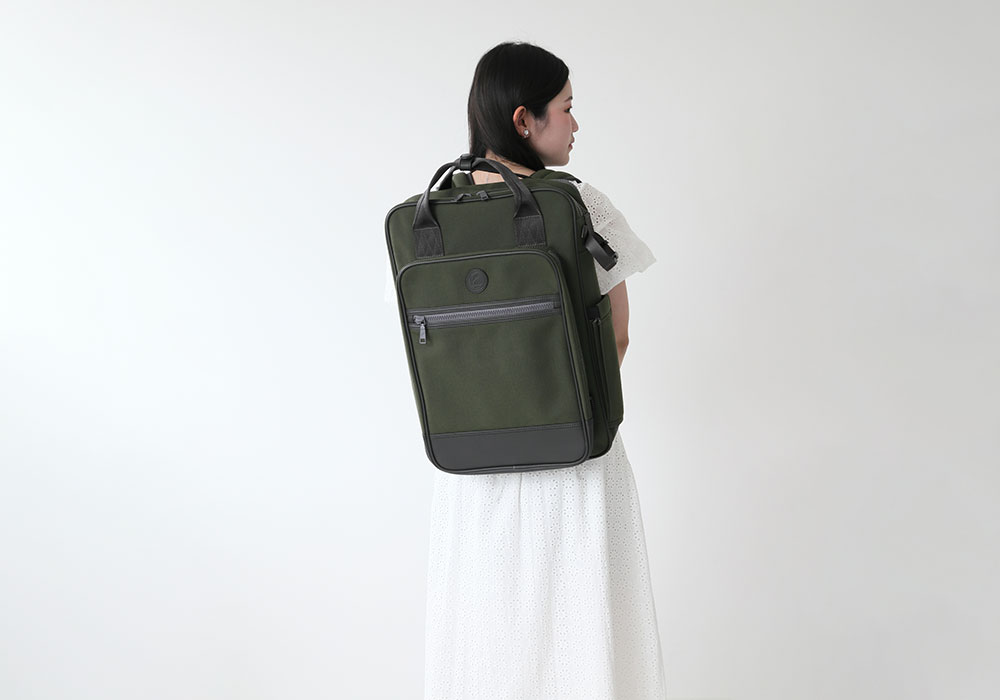 y'no 管楽器ケースバッグ | エリートモデル〈モスグリーン〉